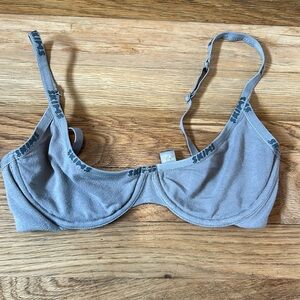 SKIMS COTTON LOGO BRA